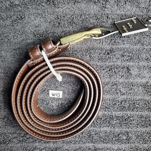 Men's Leather Belt | Size:48 | Color: Brown | 1-Sided | SKU:W-43(44) | RRR Belts